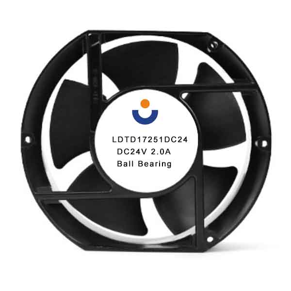 LD Customized  DC17251  DC Fans ,172x150x50.8mm, 24VDC, Ball Bearing, Lead Wires  IP68