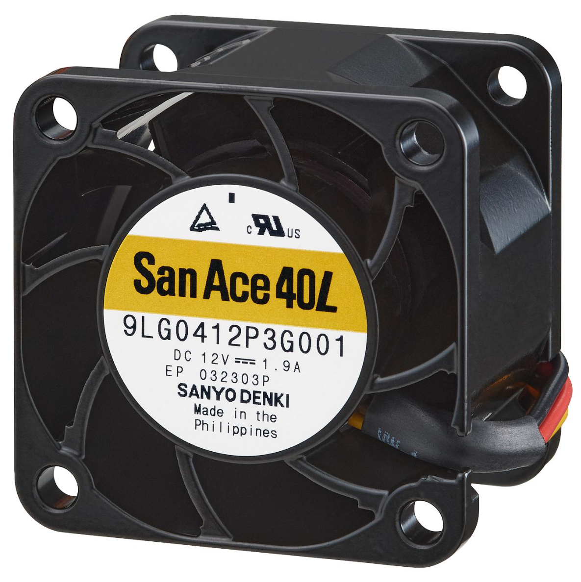 Sanyo Denki  109P0424J3013	 Fan replacement By LDDC4028 Fan