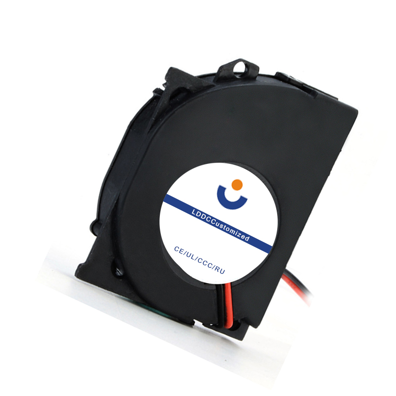 LD Customized DC5010 Lwide-mouth blower,DC5V Micro Ball Bearing Turbine Blower,Use for Optical modules, routers, set-top boxes