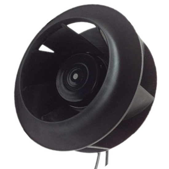 LD Fan Factory Customization EC3G225 , ECΦ225 230V AC high pressure, high efficiency, large airflow Rear-tilted External Rotor Brushless Adjustable Speed Centrifugal Fan